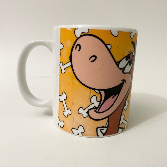 1993 MSC Hanna Barbera The Flintstones Dino Cartoon Coffee Mug - Picture 3 of 13